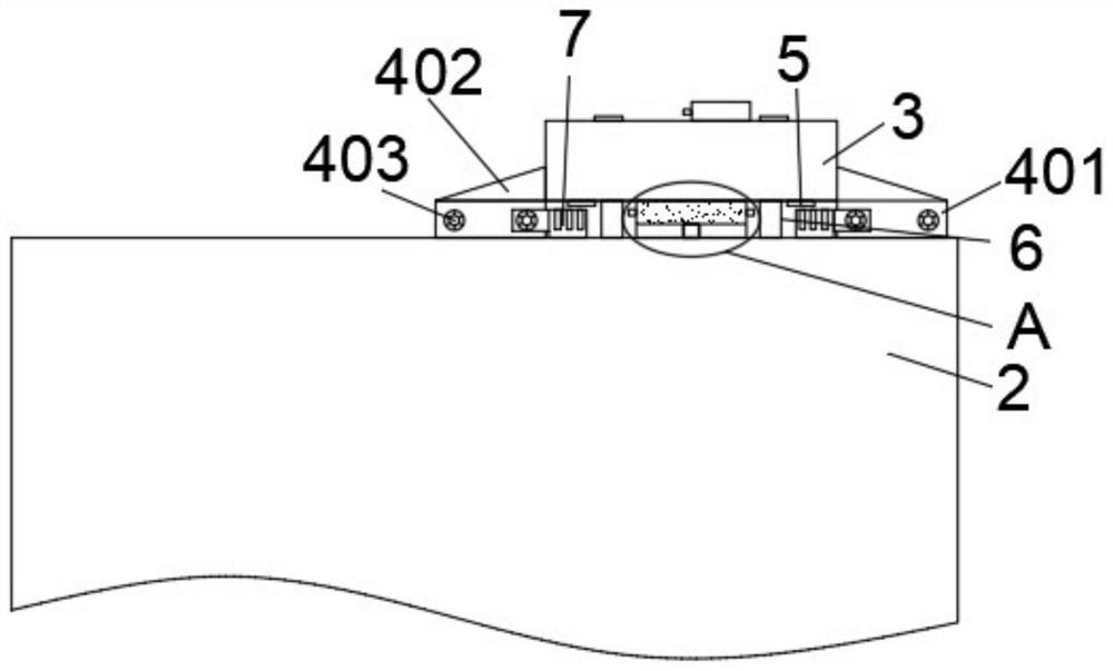 In-vehicle structure of power control device