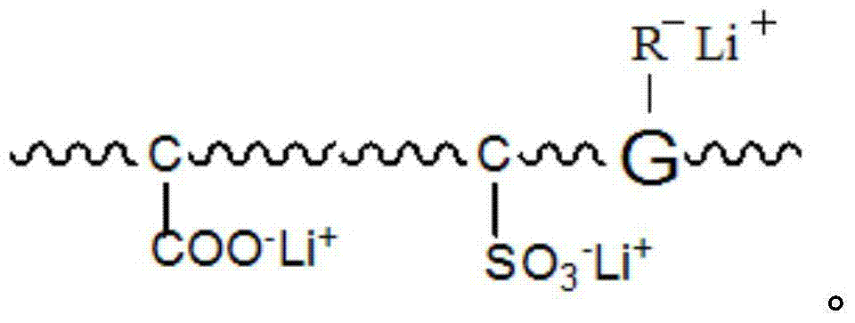 Graphene polymer electrolyte and preparation method thereof