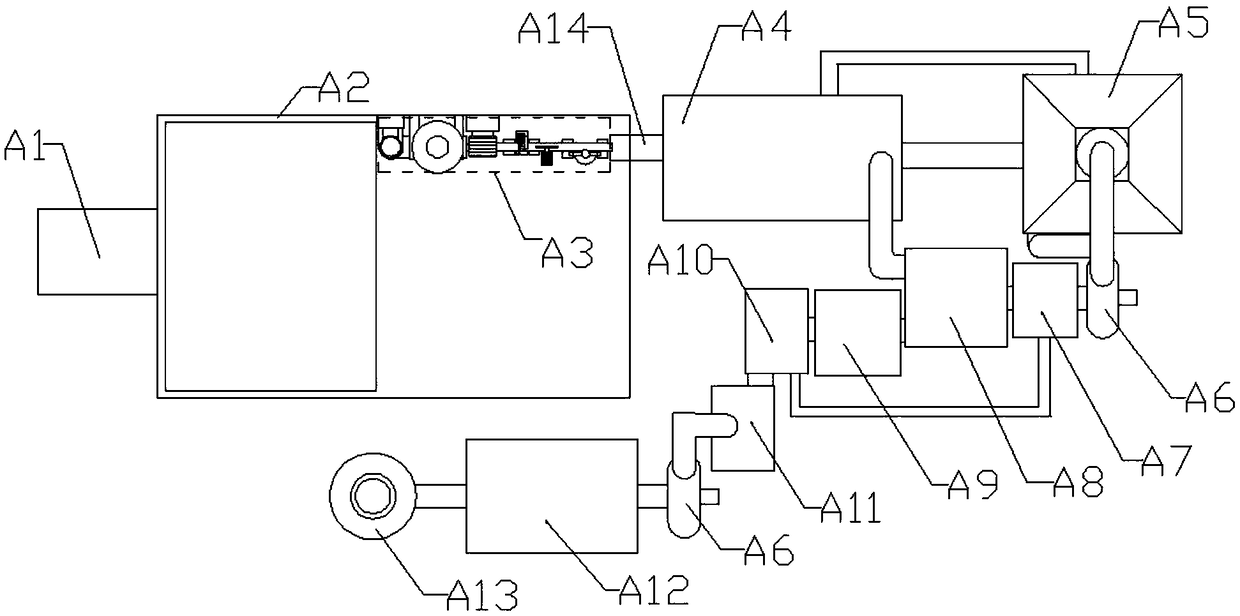 Method for preventing and controlling flue gas pollutant and domestic refuse incineration system