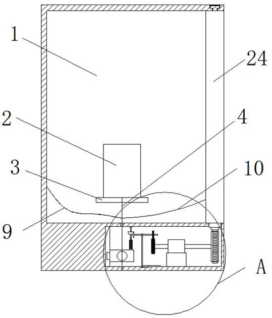 Switch cabinet with double grounding protection