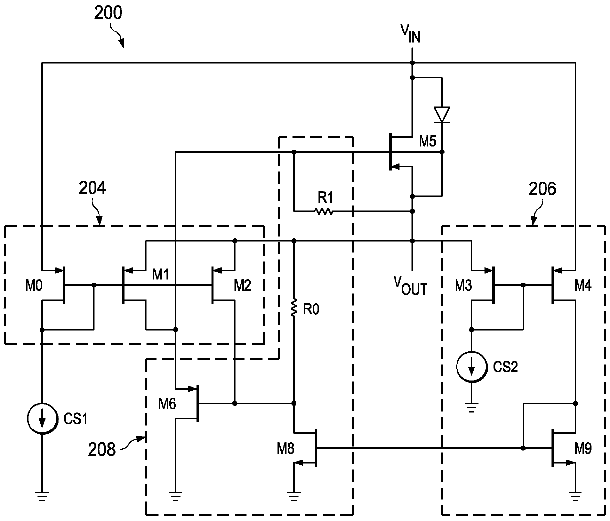 A low power ideal diode control circuit