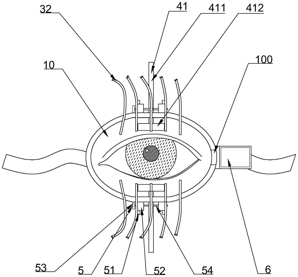 A conjunctival sac irrigation and collection system