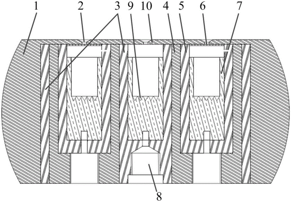 Strong-current pulse electron beam incident angle two-dimensional measurement probe, device and method