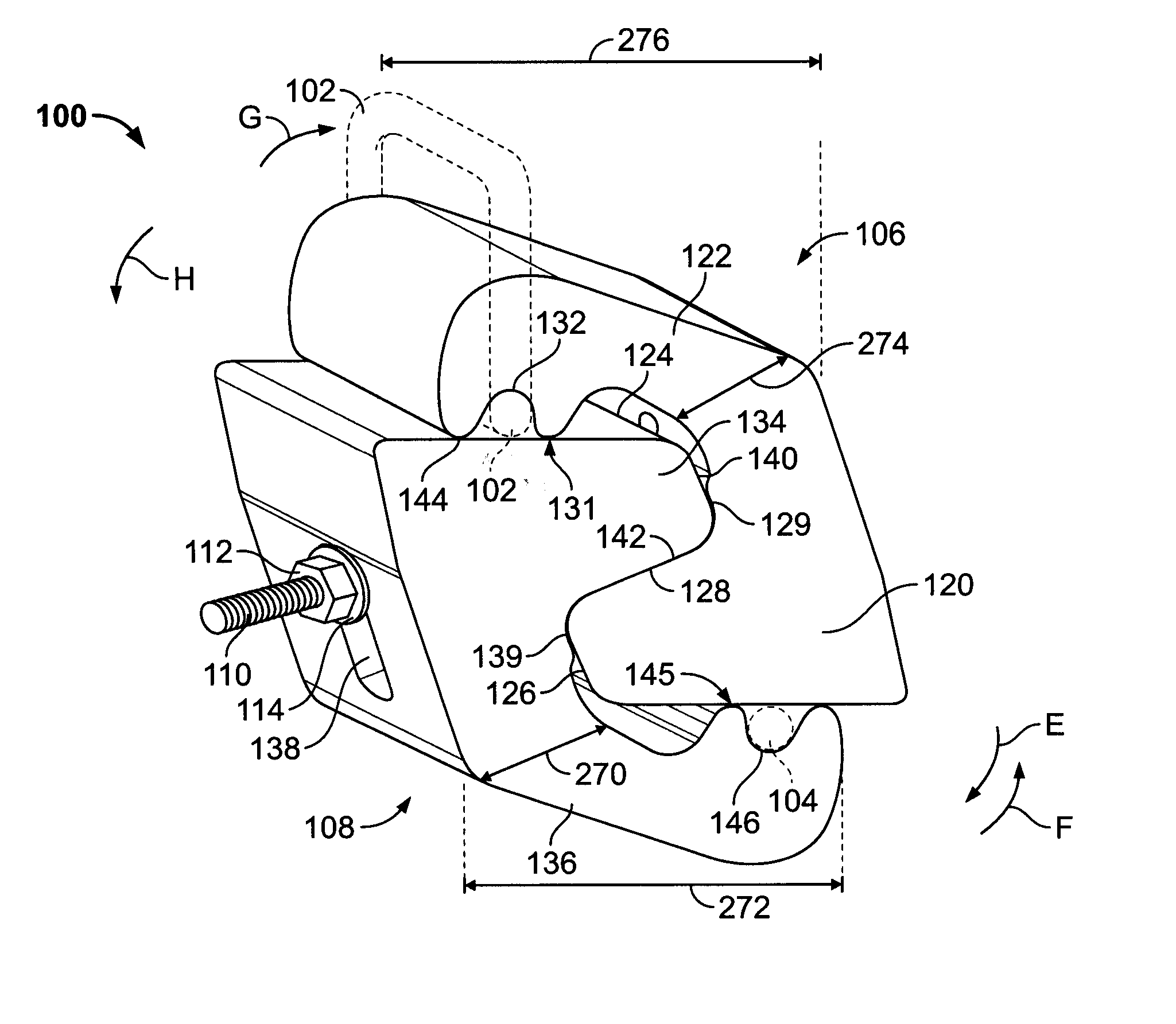 Stirrup-Type Power Utility Electrical Connector Assemblies