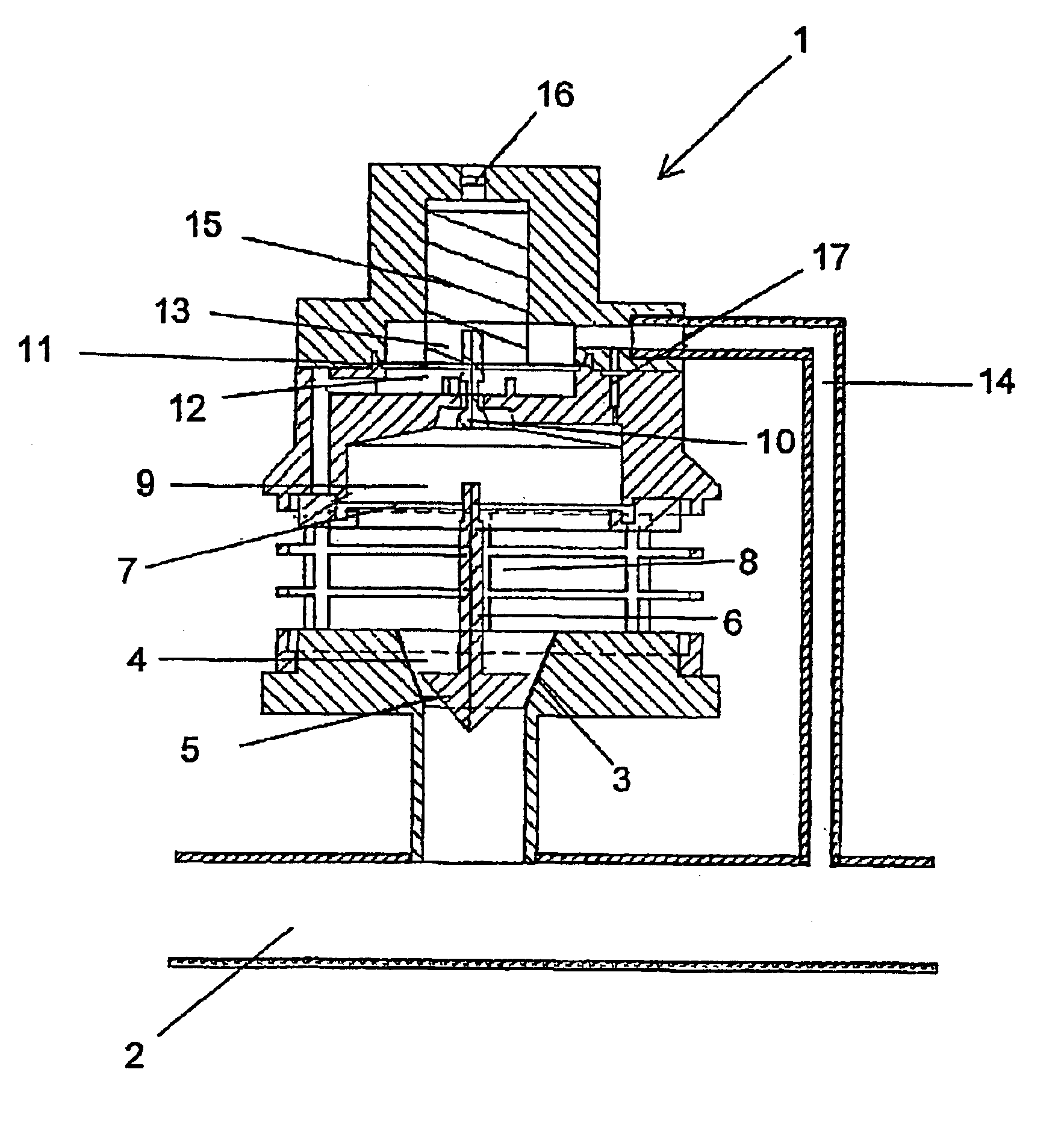 Vacuum regulator for maintaining a substantially constant vacuum in a vacuum system