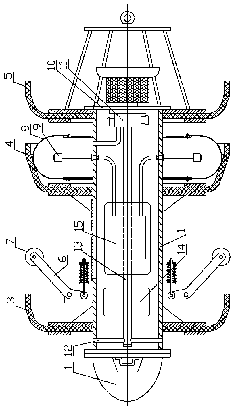 High-precision pipeline diameter measuring device and its inflation speed regulation method