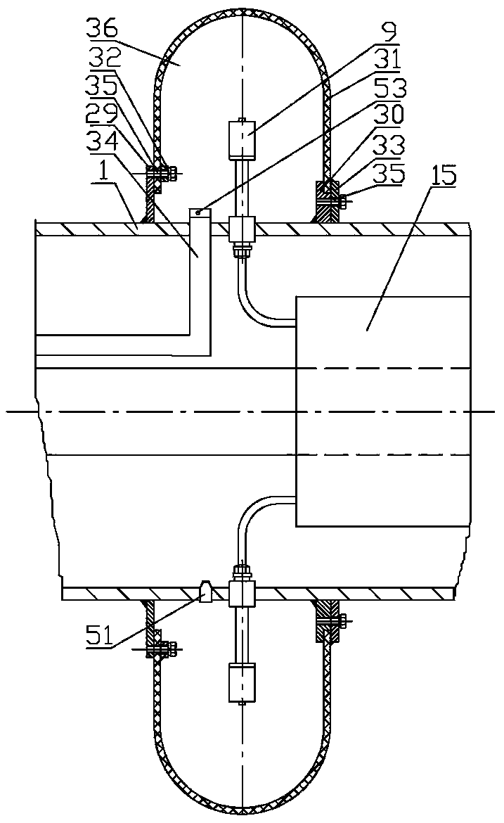 High-precision pipeline diameter measuring device and its inflation speed regulation method