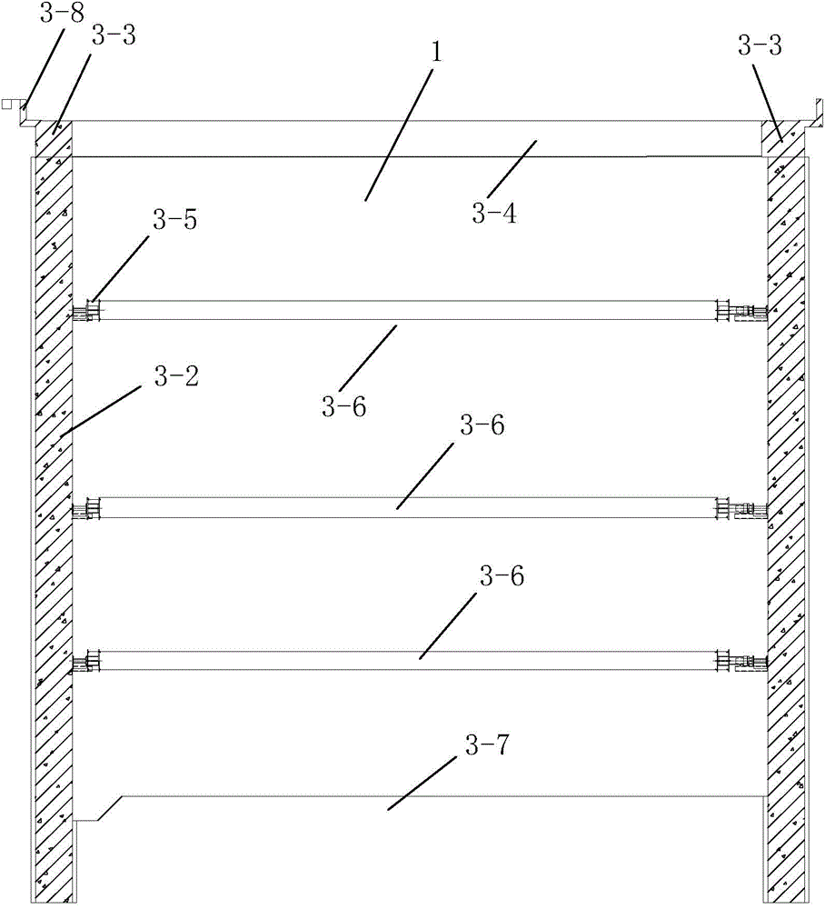 Subway station deep foundation pit excavation construction method