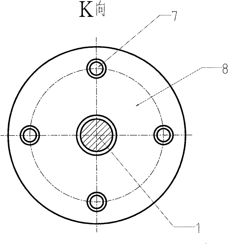 Device for automatically eliminating clearances of screw drive pair