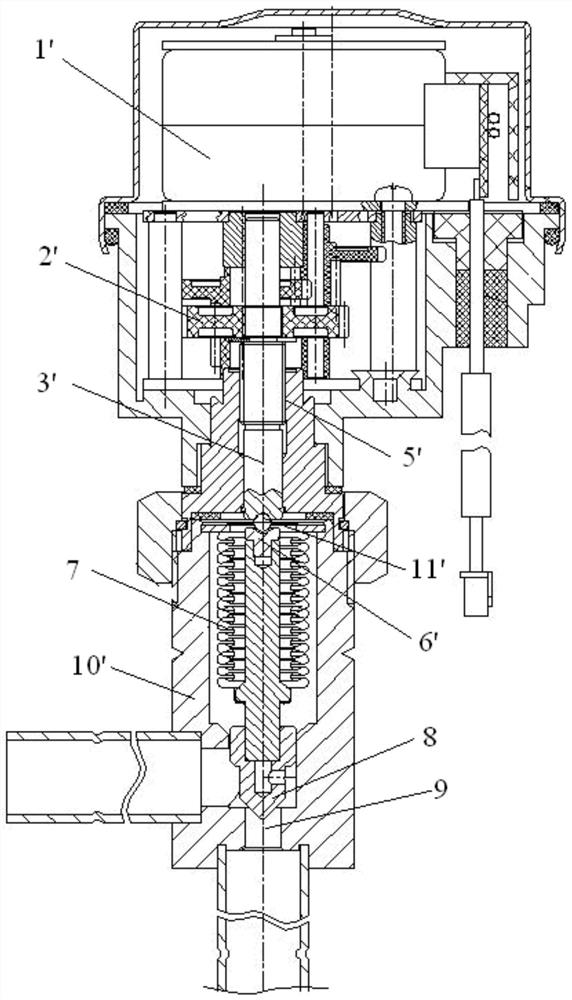 Electronic expansion valve and its refrigeration system