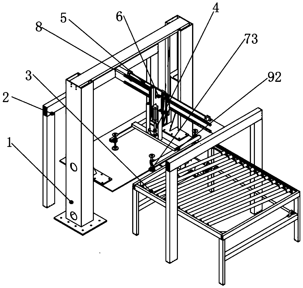 Feeding device of production line