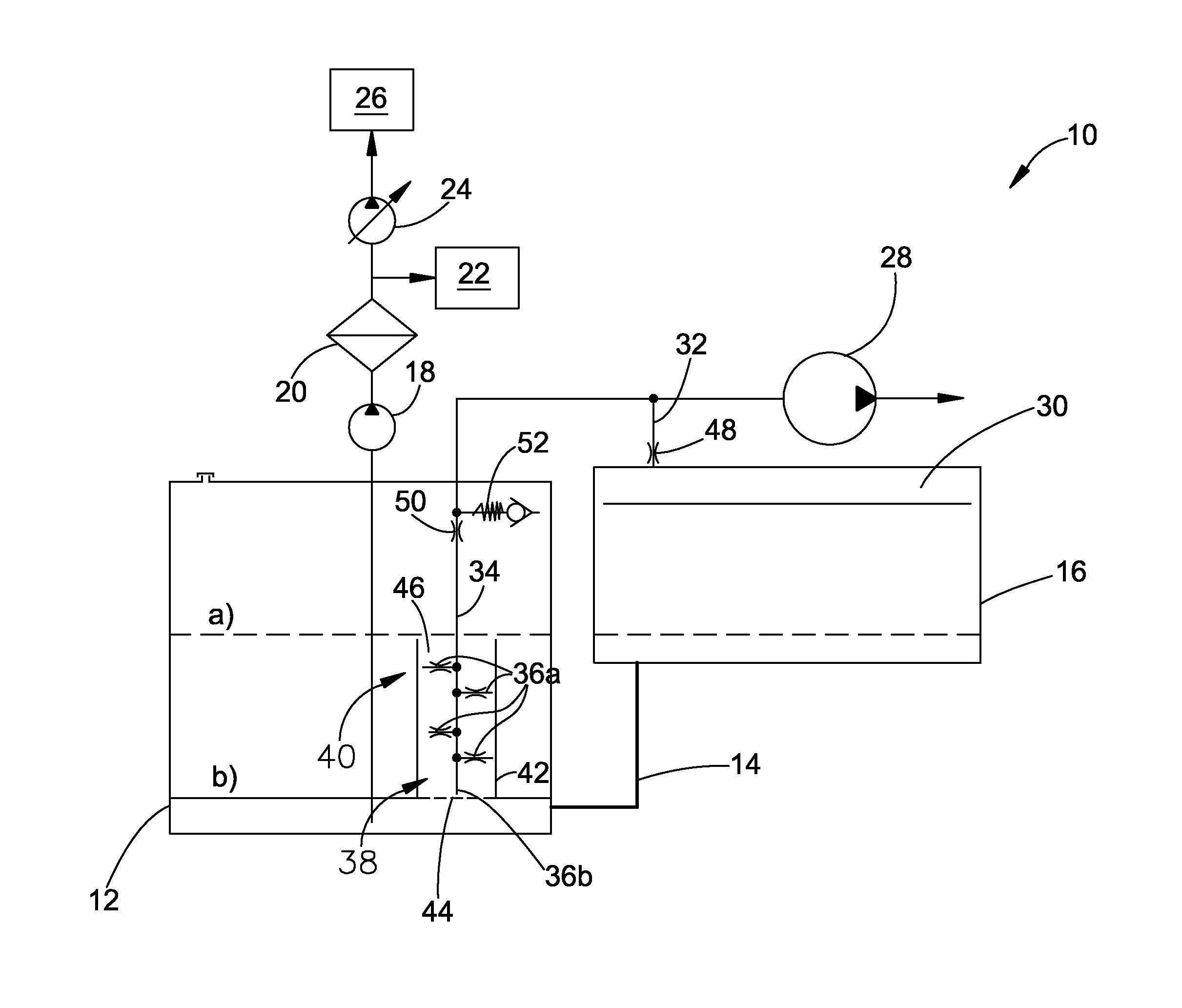 System for supplying hydraulic fluid