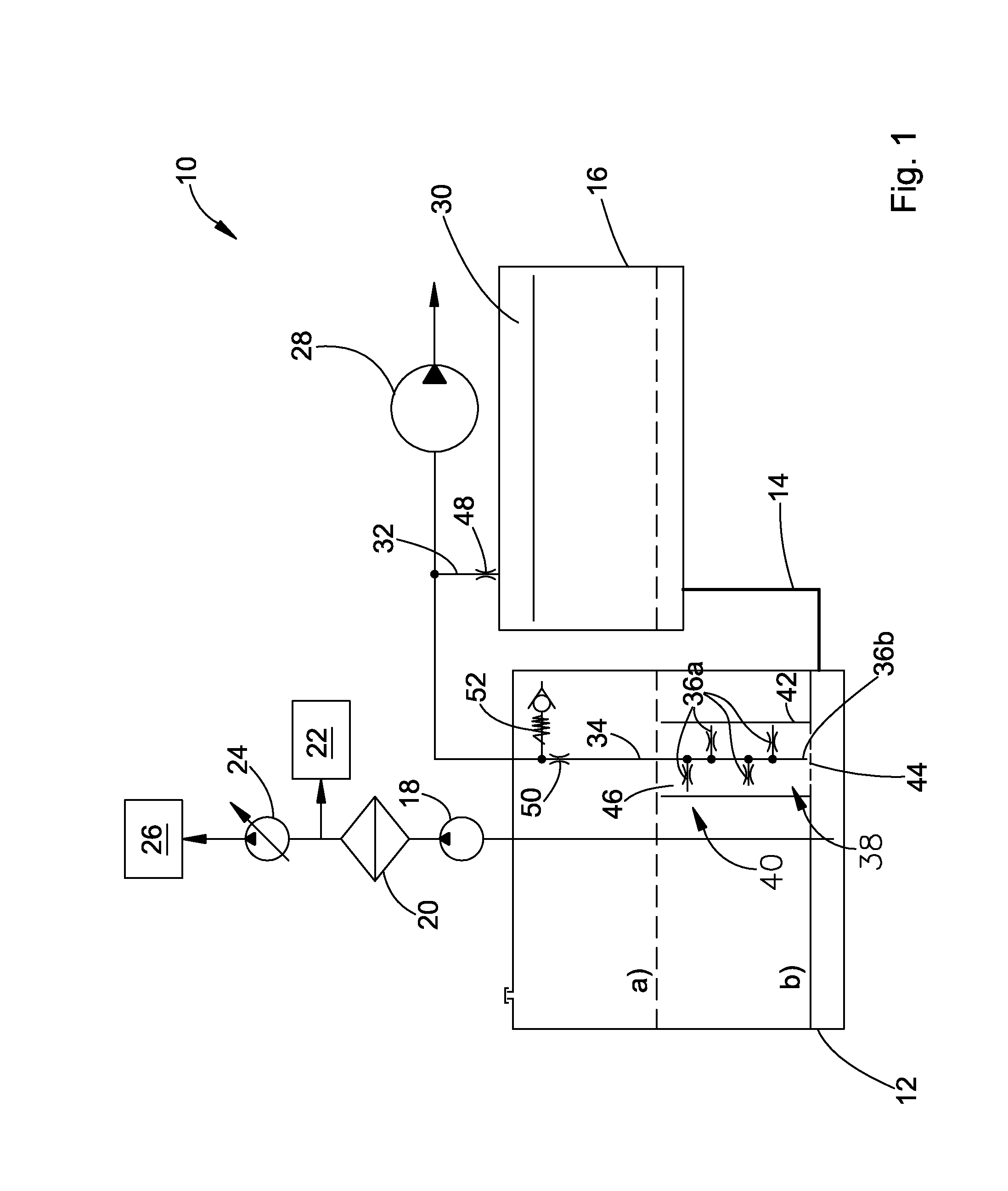 System for supplying hydraulic fluid