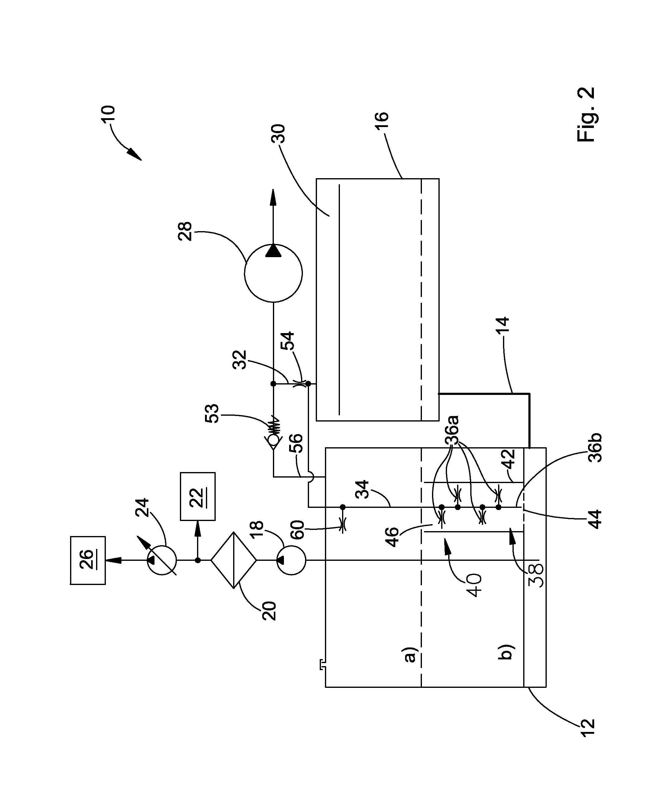 System for supplying hydraulic fluid