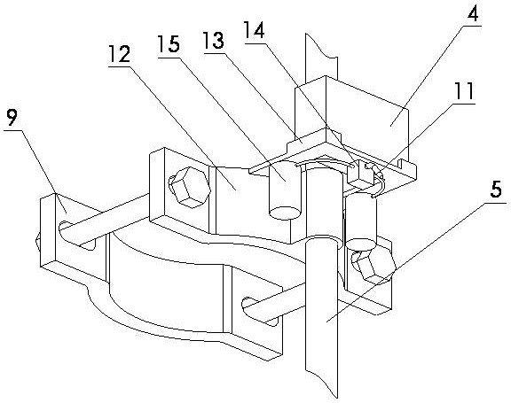 A street light leakage warning device