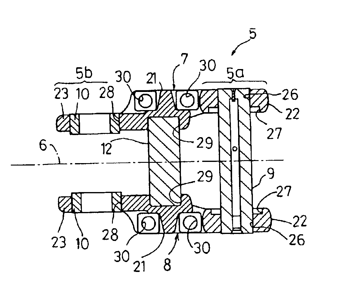 Rotary bushing type crawler track