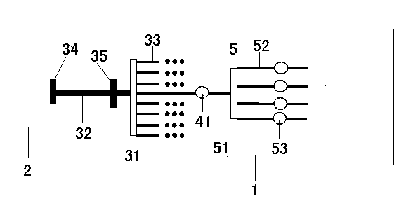 Multipath simulation gas suction device