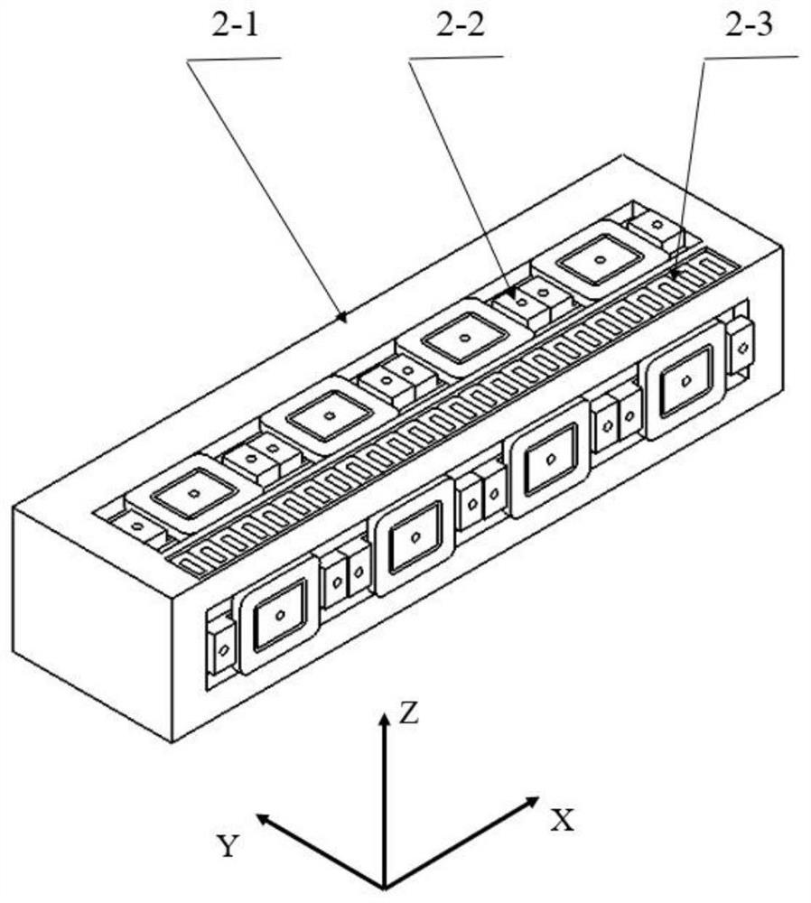 Movable magnetic steel type self-driven magnetic levitation guide rail device and control method thereof