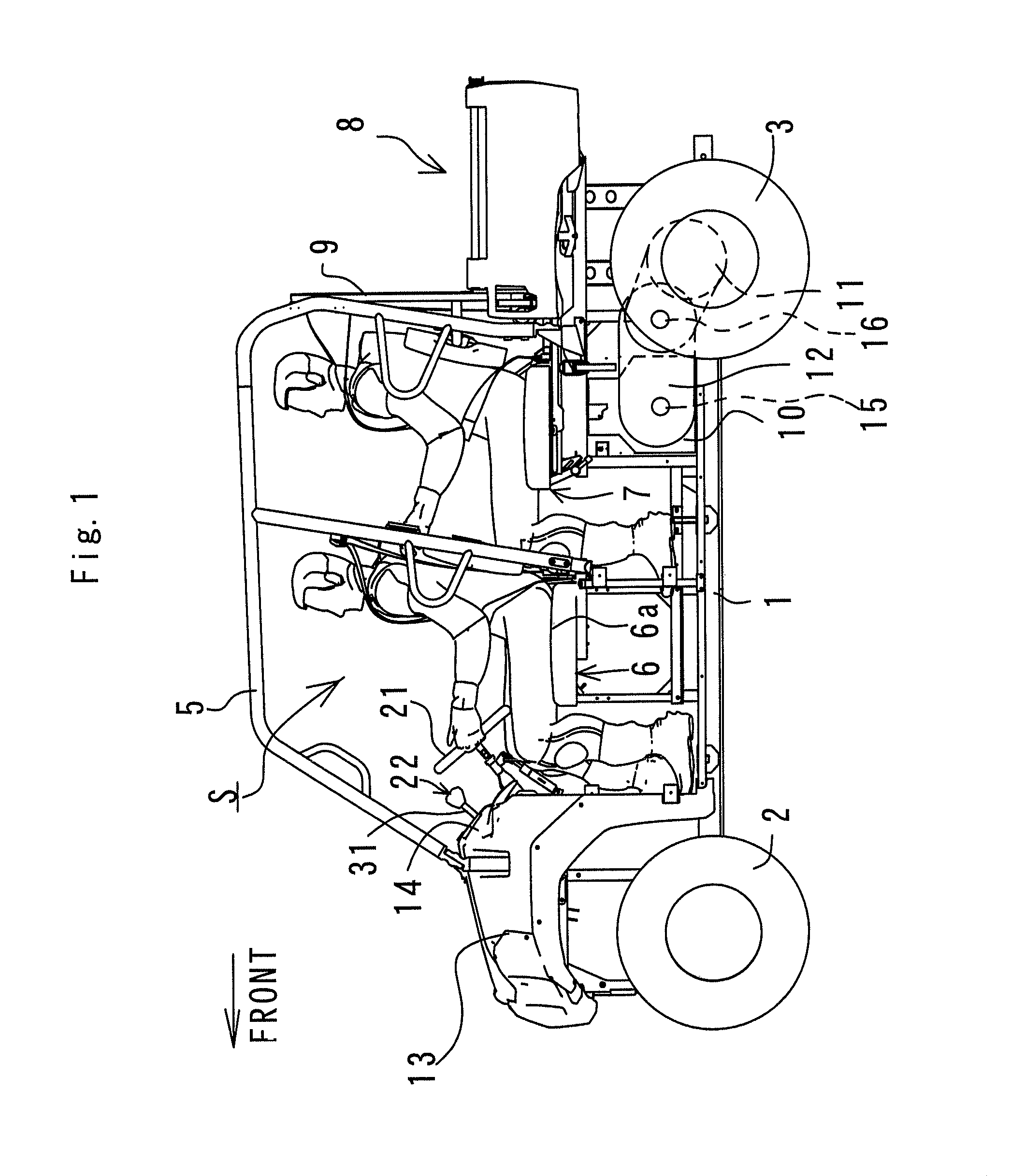 Shift device for transmission