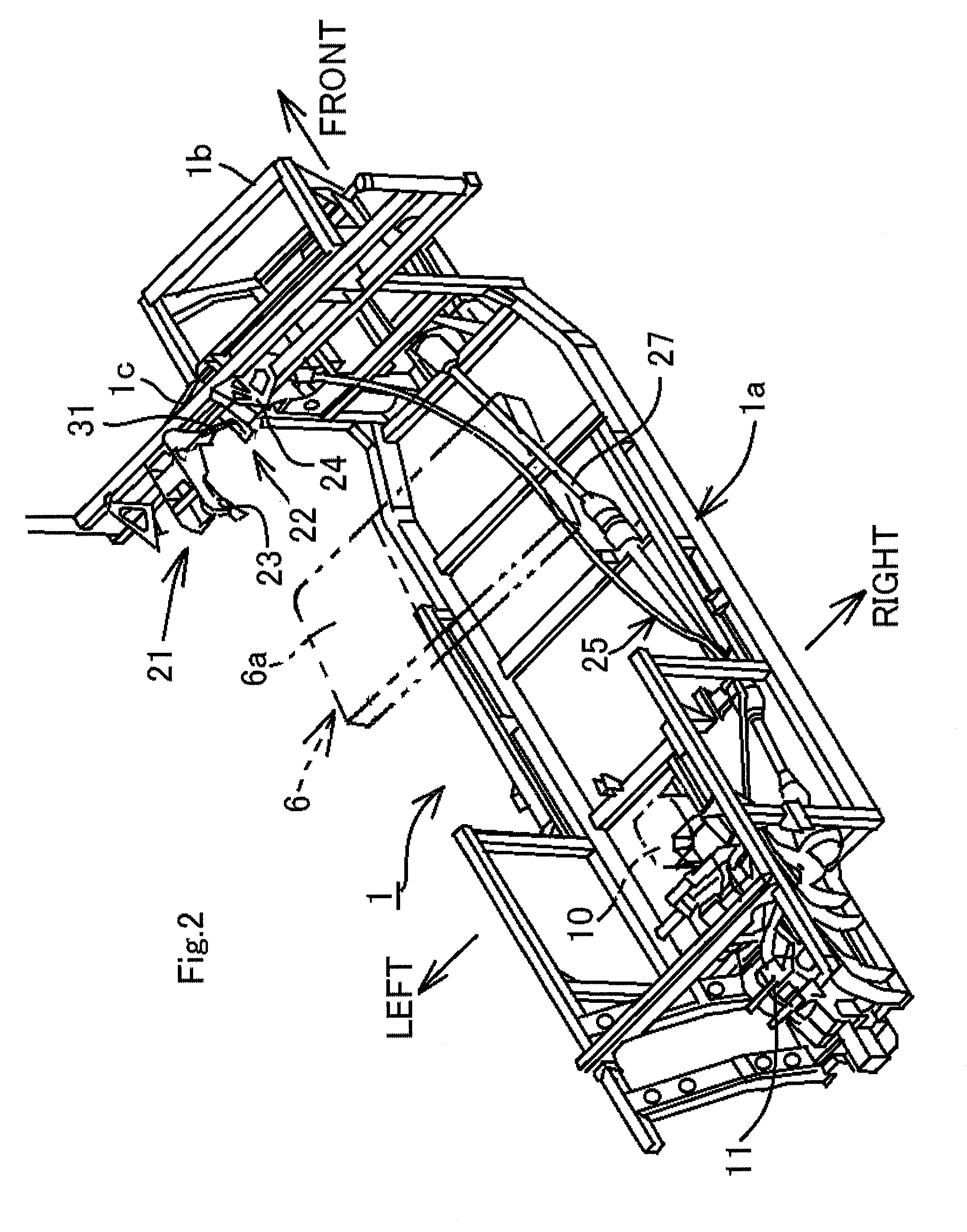 Shift device for transmission