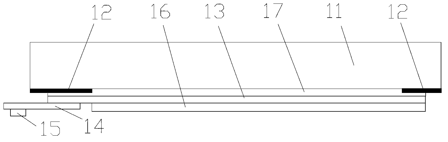 Manufacturing method of black insulating film frame of OGS (one glass solution) touch screen