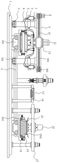 Automatic production device capable of injecting glue at fixed point for flexible glue dripping doll