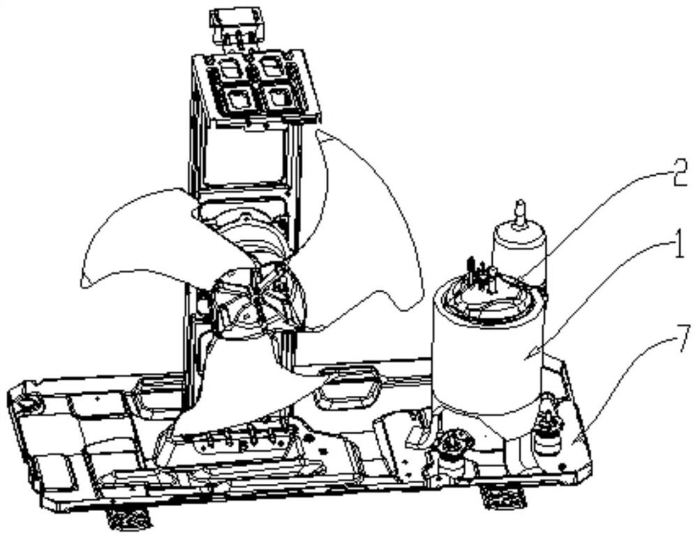 Heat dissipation assembly, compressor and air conditioner