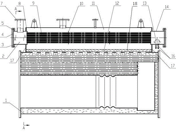 Heat exchanger vacuum hot water boiler