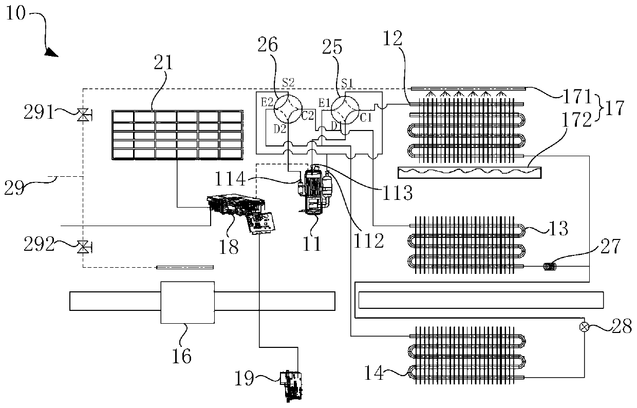 Air conditioning system and air conditioning system control method