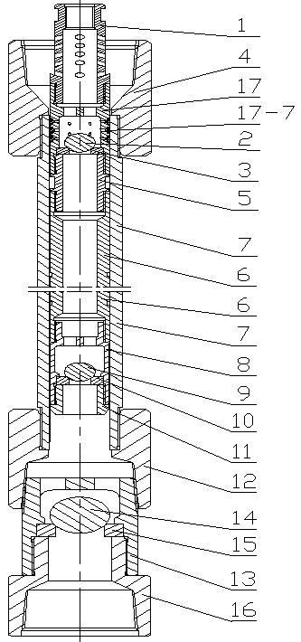 Upward scraping device for oilfield oil pump and manufacturing method thereof