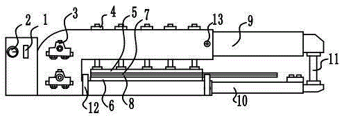 Supporting ring for hot-press gluing machine