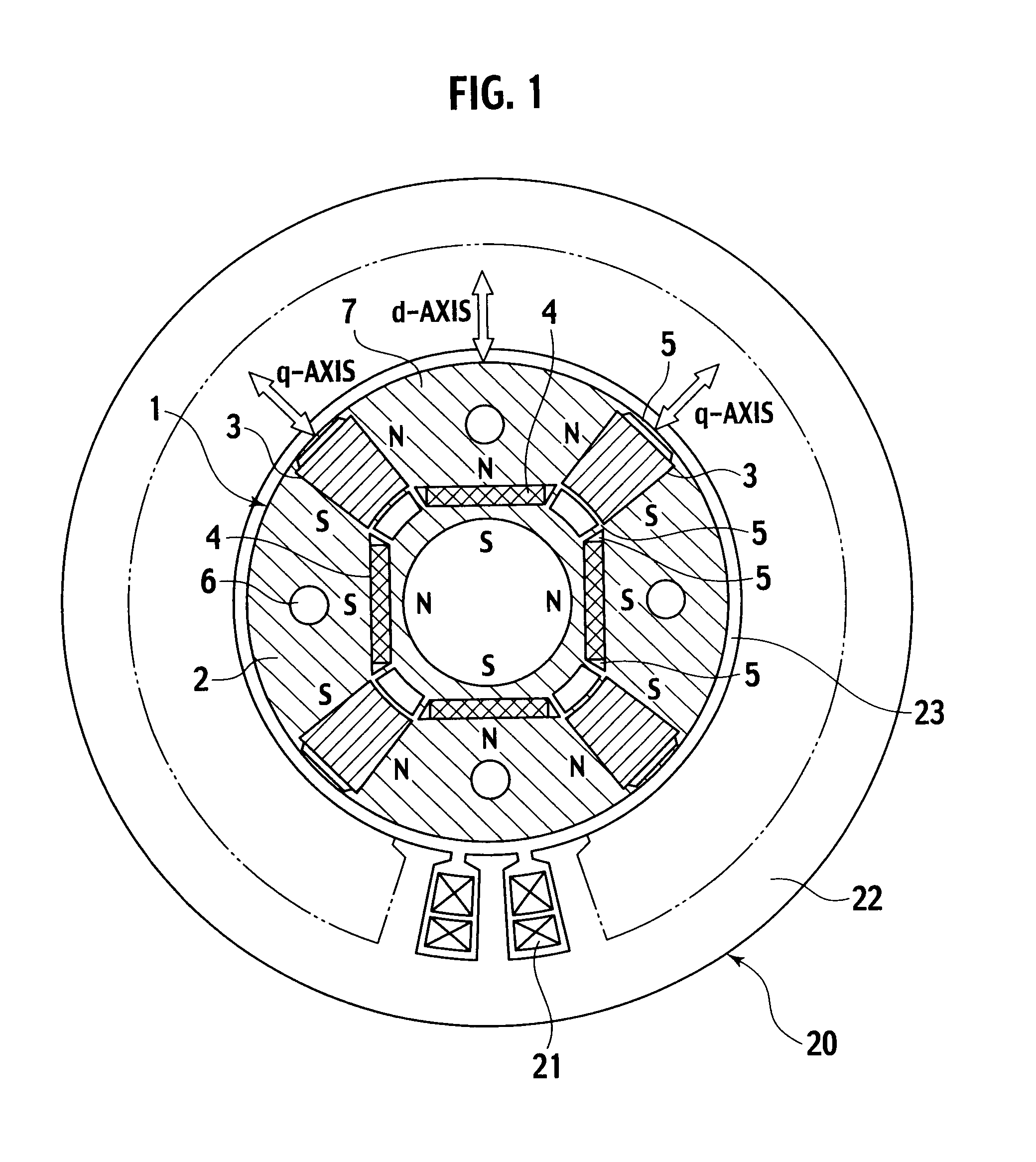 Rotor of permanent-magnet-type rotating electrical machine