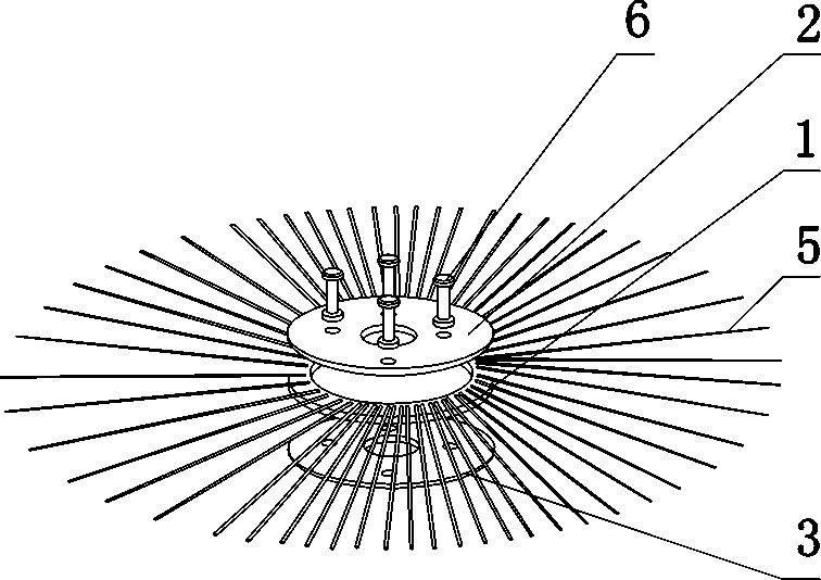 Lightweight fastening type opening mesh separator