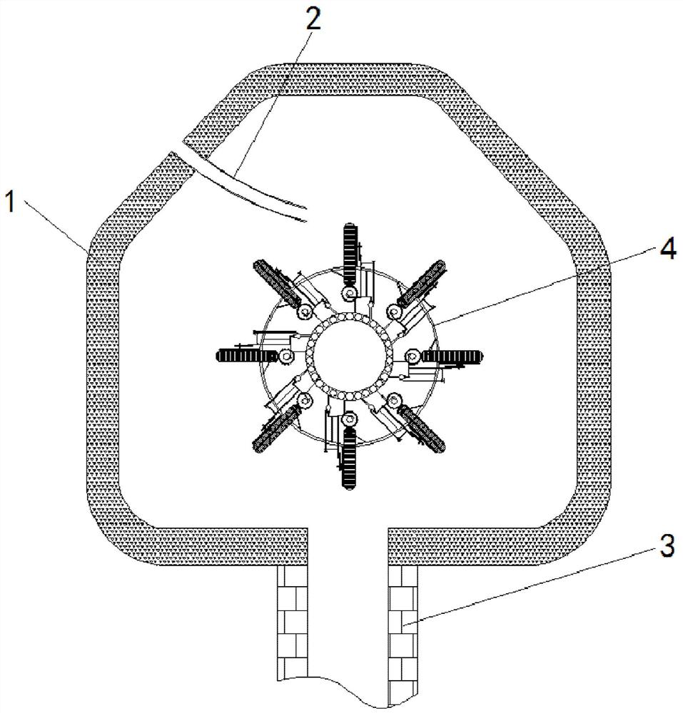 A water turbine that can automatically clean the scale on the backwater side of the wheel fan