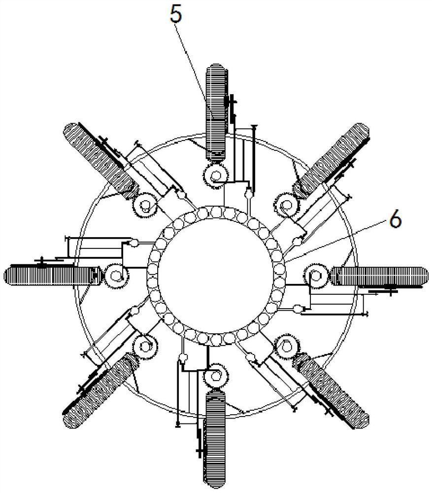 A water turbine that can automatically clean the scale on the backwater side of the wheel fan