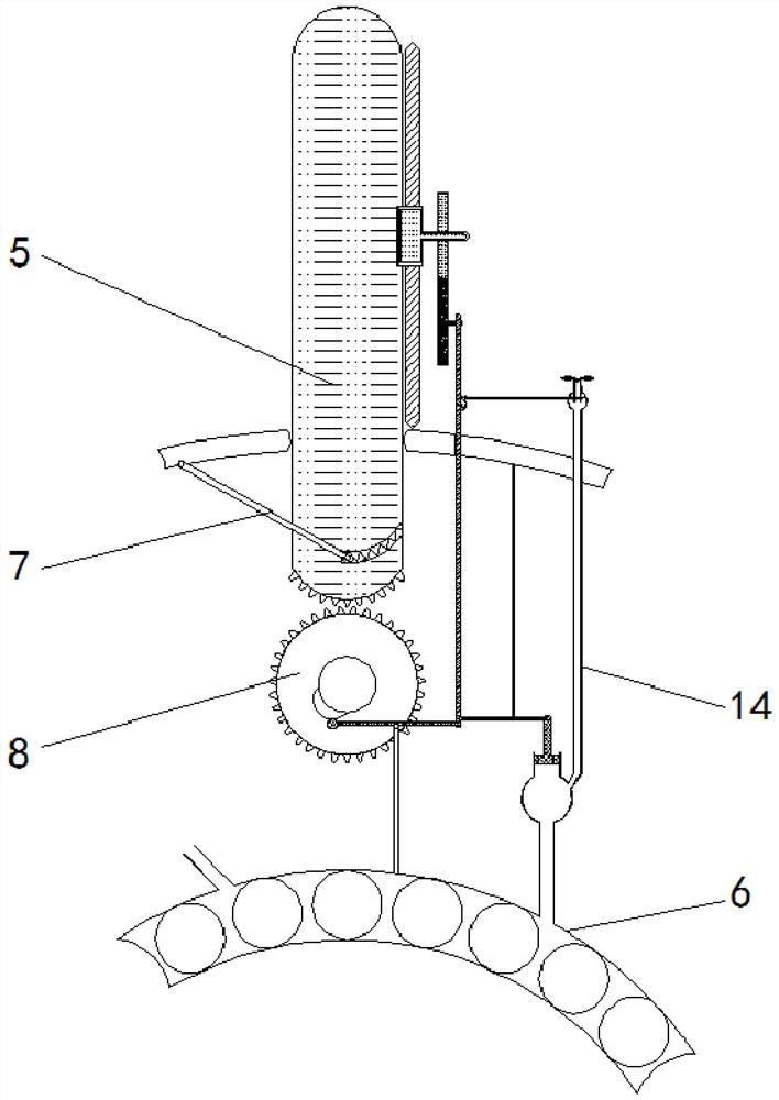 A water turbine that can automatically clean the scale on the backwater side of the wheel fan