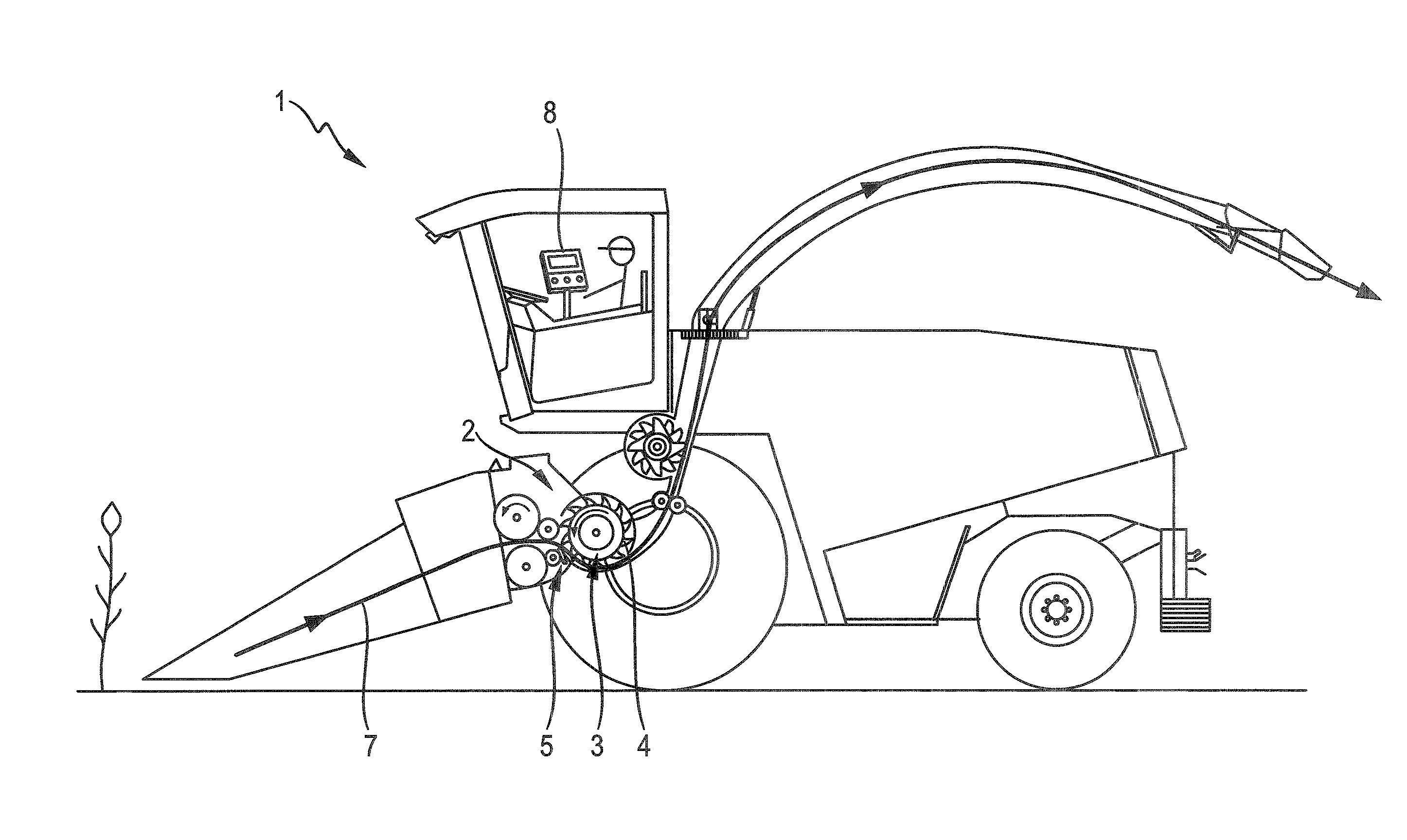 Agricultural harvesting machine