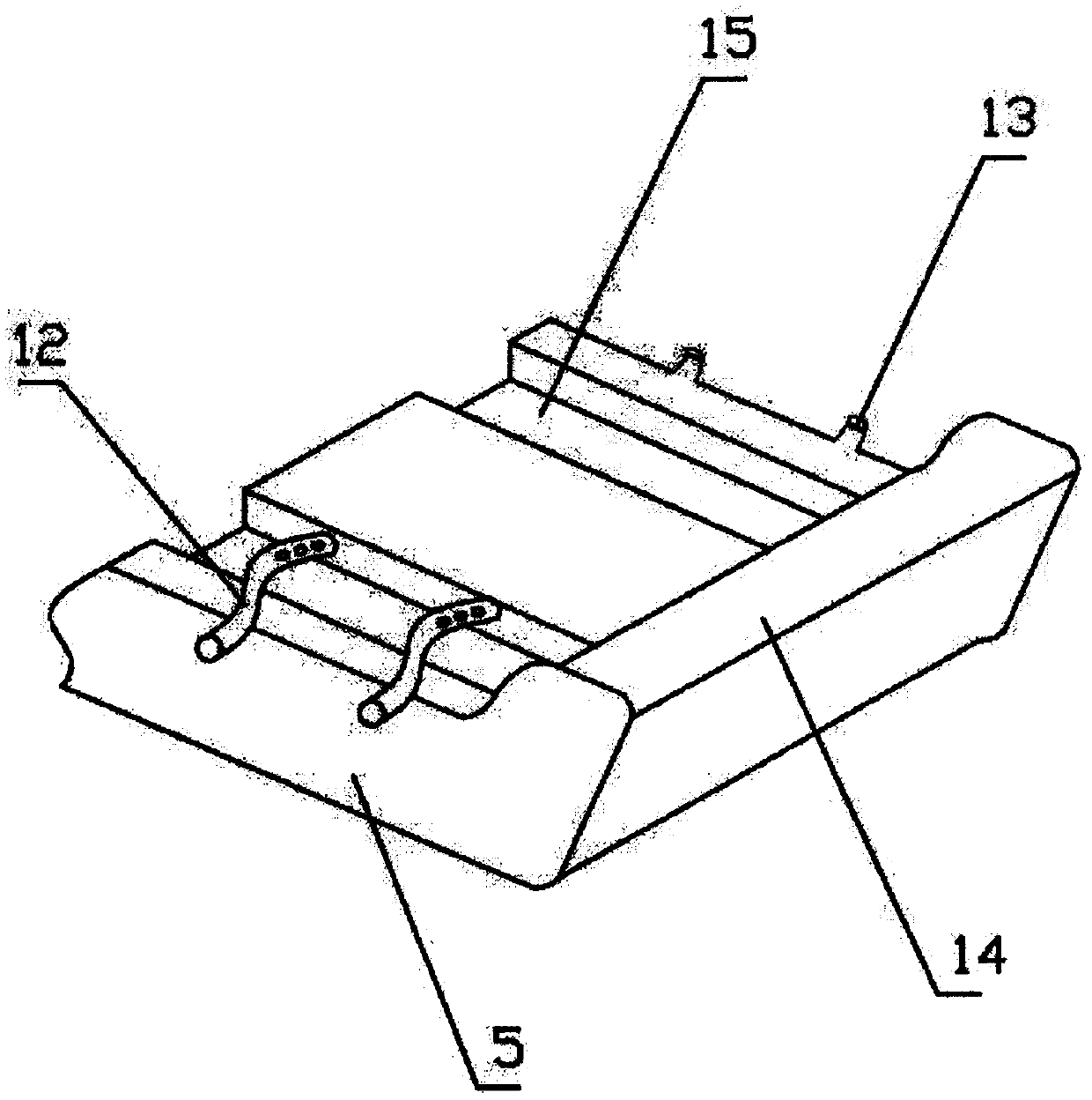 Safe treatment chair device for psychopaths