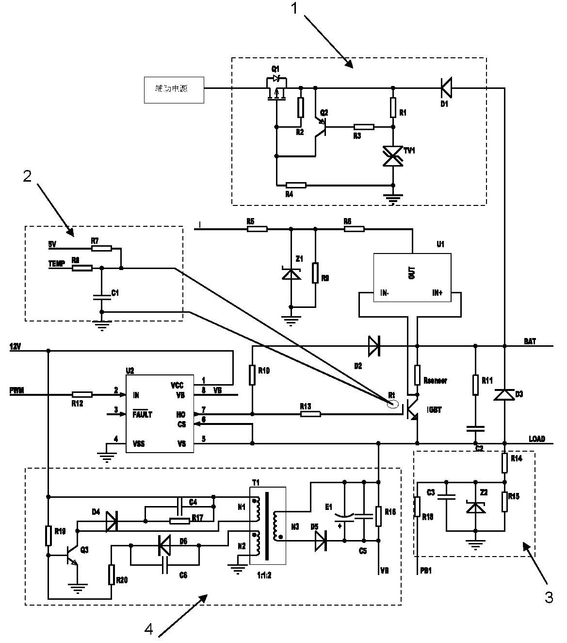 Driving controller of electric eddy current brake and control method thereof