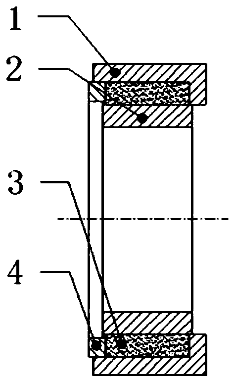 Integrated DC brushless limited angle torque motor rotor magnetic steel enclosing structure and method