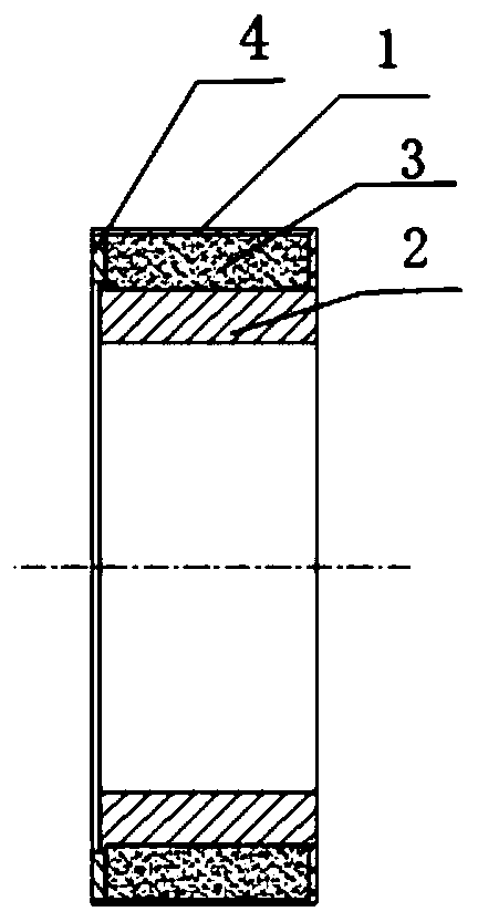 Integrated DC brushless limited angle torque motor rotor magnetic steel enclosing structure and method