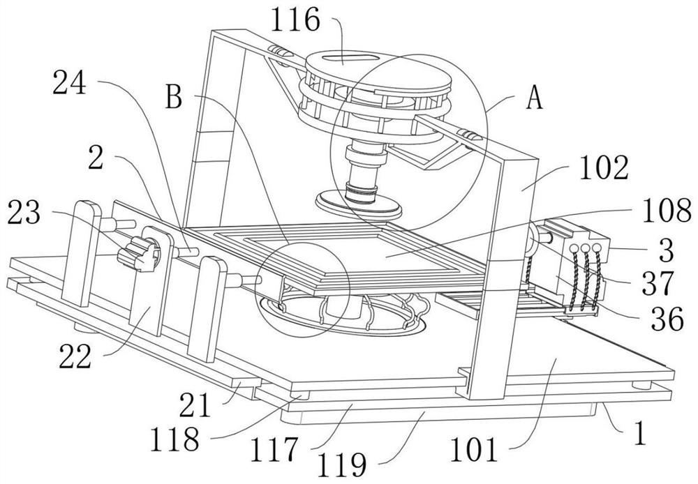 Cutting device capable of conveniently adjusting position during clamping and used for plate edge machining