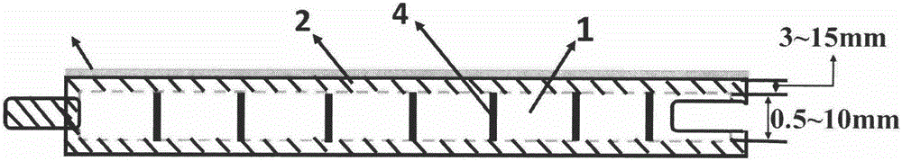 Novel energy saving hollow exterior wall decorative plate and manufacture method thereof