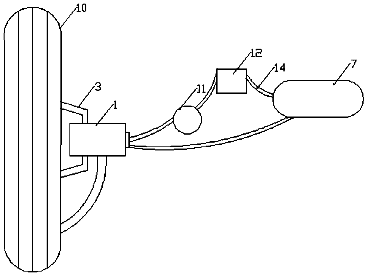 Sensor-based vehicle tire maintenance system and maintenance method thereof