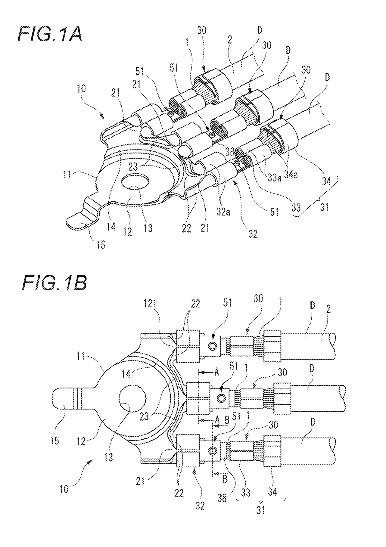 Connection structure for terminal fitting