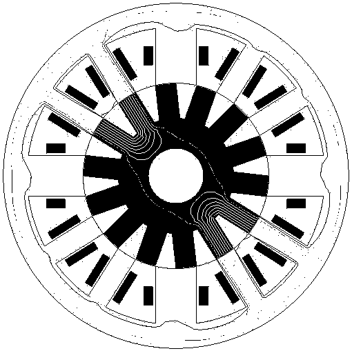 Stator hybrid short magnetic circuit magnetic suspension switched reluctance generator