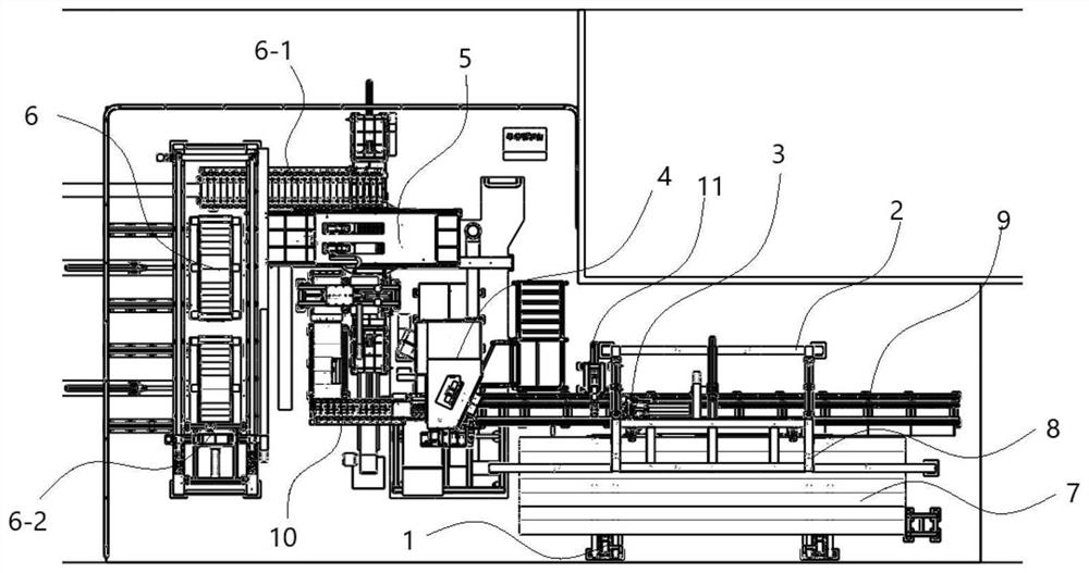 Copper bar sawing and turning assembly line and copper bar sawing and turning method thereof