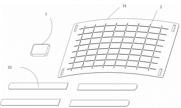 Intelligent fetal movement monitoring device, monitoring system and monitoring method