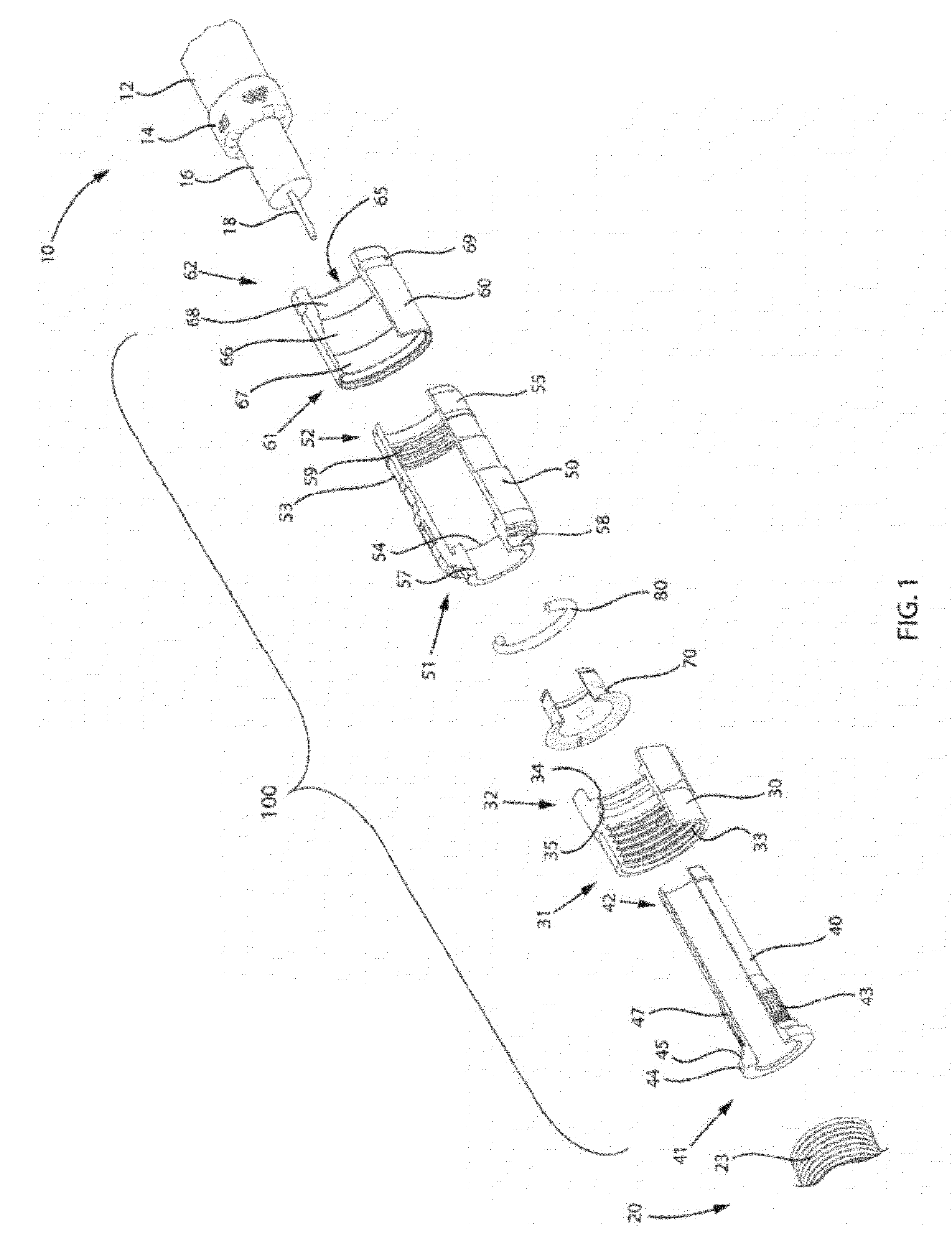 Coaxial cable connector having electrical continuity member