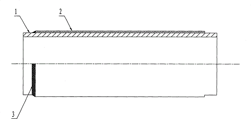 Corrosion prevention method for short metal pipe